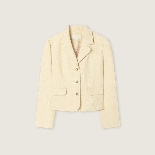 로엠 카라 트위드 자켓 RMJKG12S51