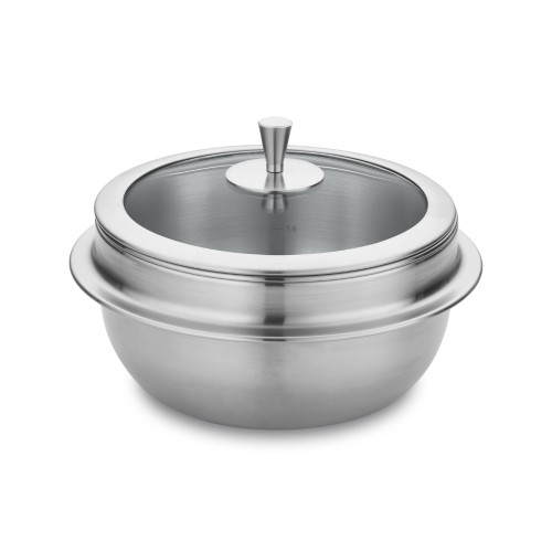 쿡에버 IH 통3중 인덕션 뚝배기 12cm / 스텐 냄비 계란찜 솥밥