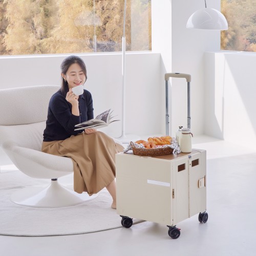 랄라 플렉시블 테이블 XL 접이식카트 장바구니캐리어 4바퀴 캠핑 박스 손수레 마트